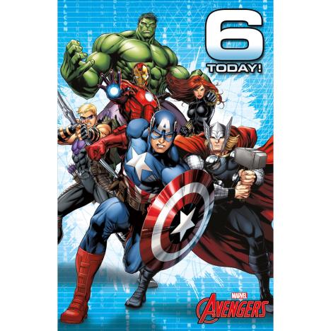 6 Today Marvel Avengers Birthday Card £2.49